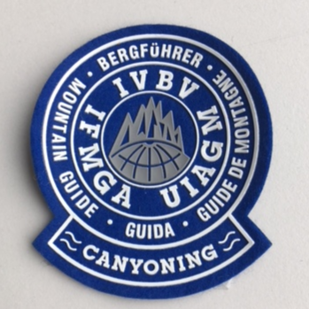 Cloth badge Canyoning